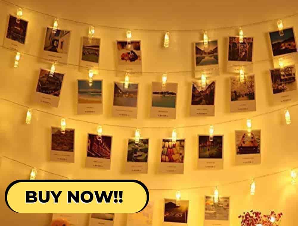 Best Gifts For Old Parents In India 2023 4 Desidiya Best Gift For Elder Parents 20 Photo Clip LED String Lights For Photo Hanging
