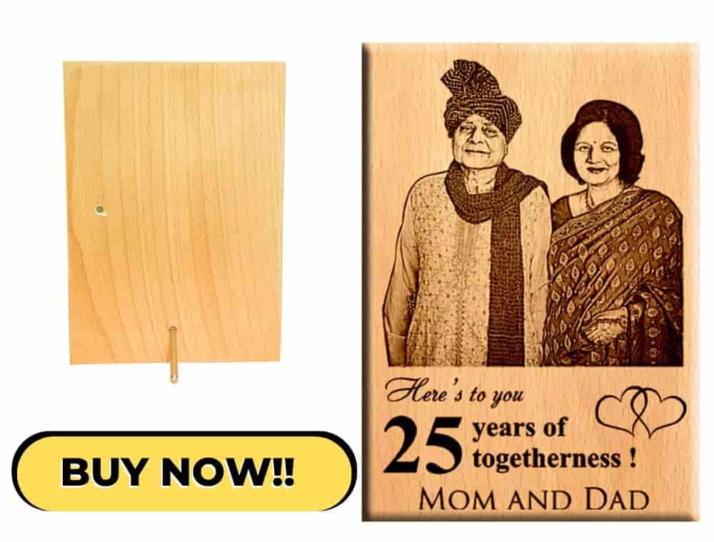 Best Gifts For Old Parents In India 2023 9 Personalized Engraved Photo Frame For Parents