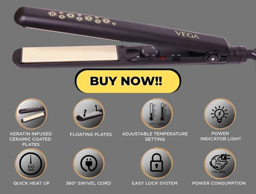 Keratin hair straightener in India