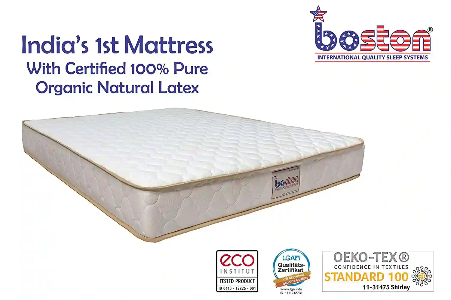 Boston Pure And Natural Latex Mattress