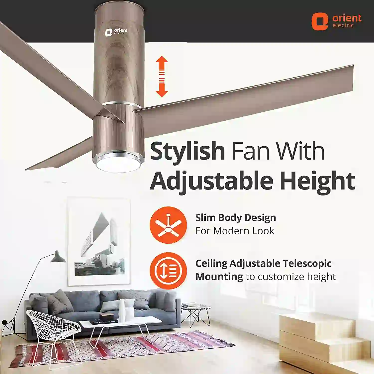 Orient Electric Aeroslim Noiseless BLDC Ceiling Fan