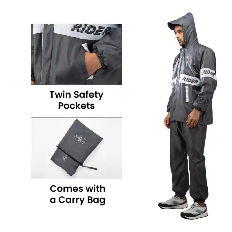Best Raincoat For Bikers In India 2023 - Top Bikers Raincoat 5 Bulfyss Reversible Rainwear