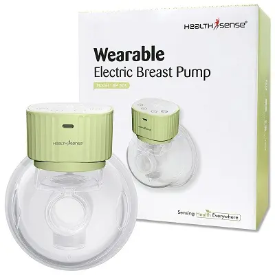 HealthSense Wearable Breast Pump For Feeding