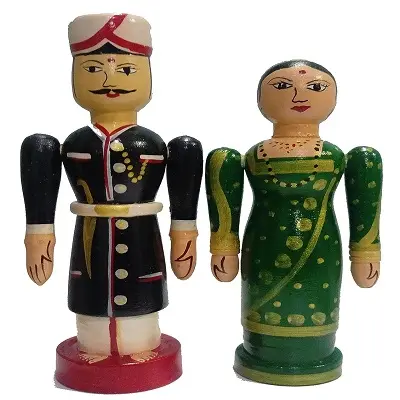 Best Wooden Toys India | Channapatna Toys | Wooden Montessori Toys 10 Thanjavur Dolls Wooden Toys India