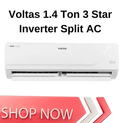 Voltas 1.4 Ton 3 Star Inverter Split AC